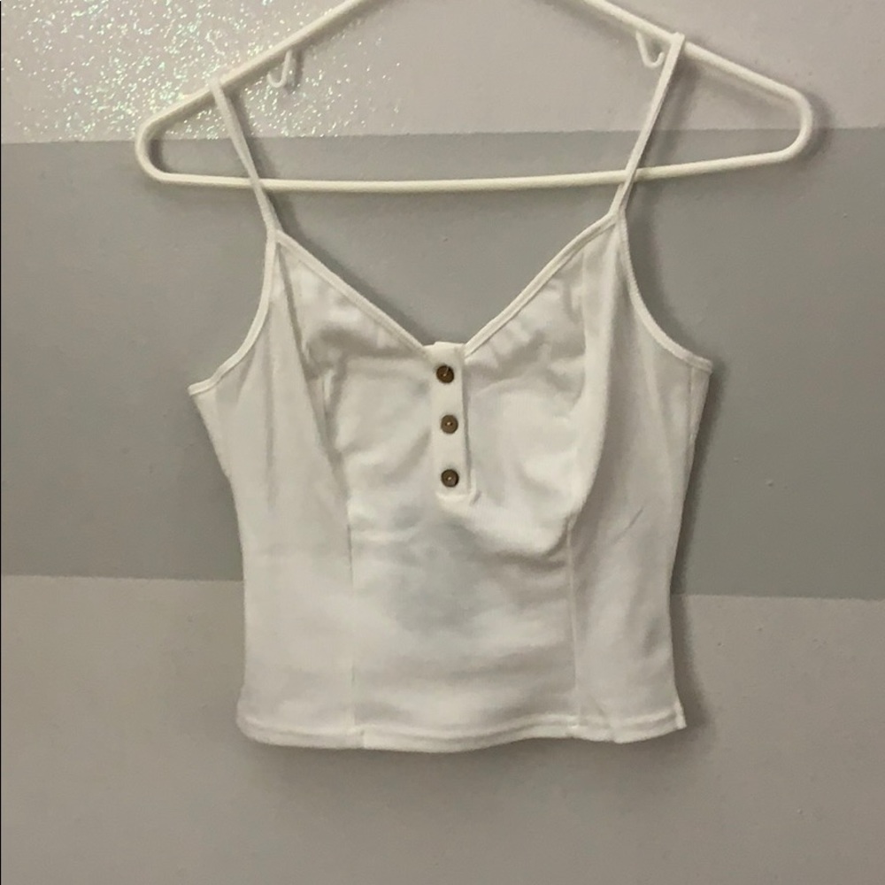 Fashion Nova Ribbed White Top
